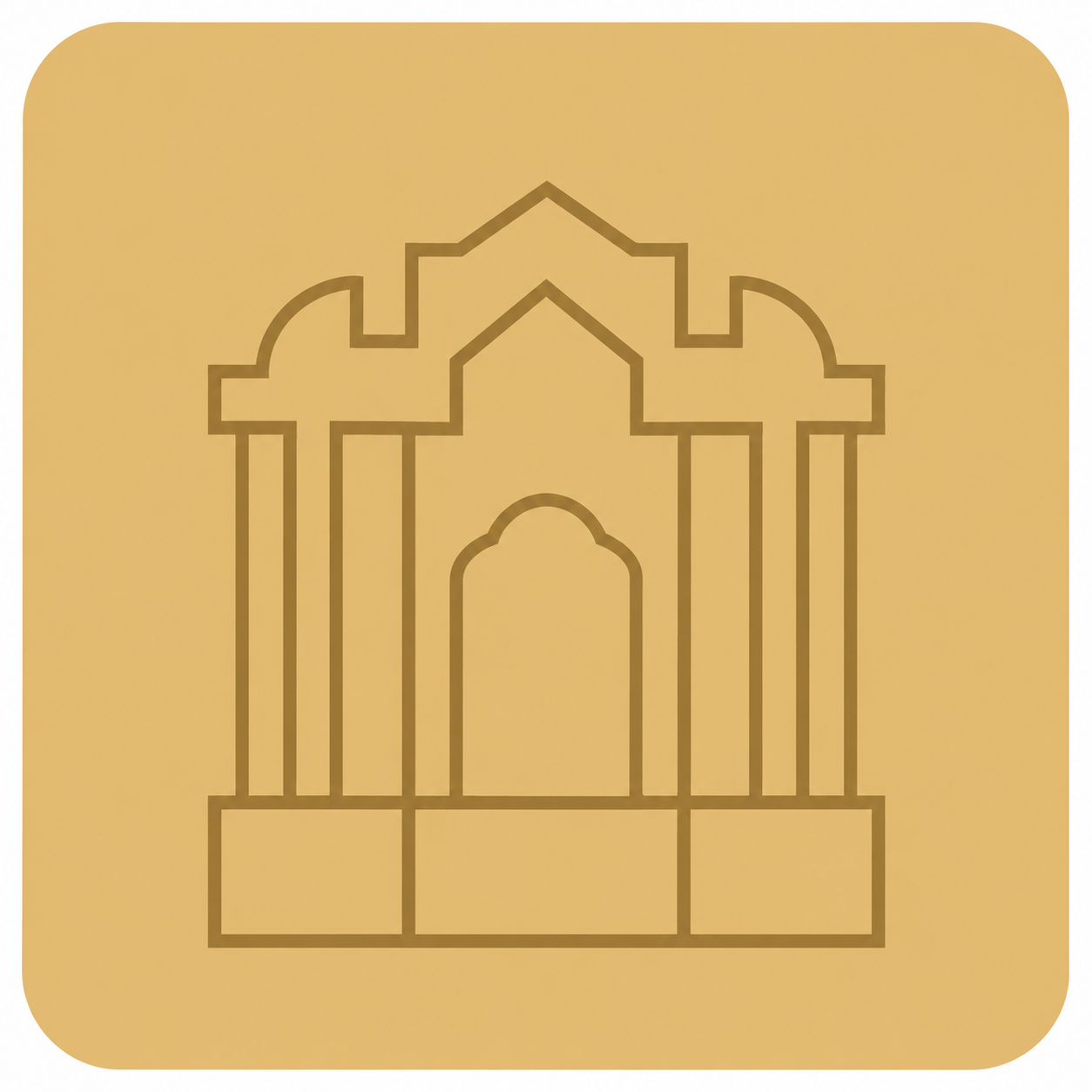 Los arcos de la plaza